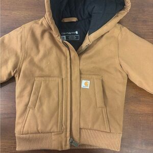 Carhartt Infant/Toddler Brown Hooded Jacket